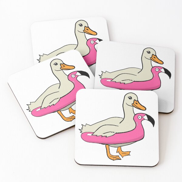 Item preview, Duck Flamingo Floaty designed and sold by marglaufenberg.