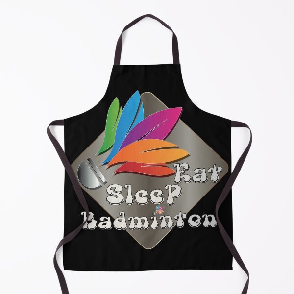Item preview, Eat Sleep Badminton Colorful slogan designed and sold by Nobiya.