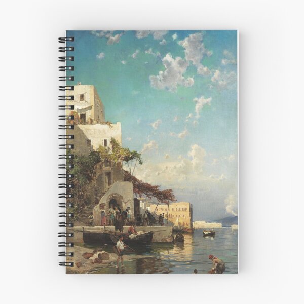 Item preview, Evening Meeting of the Fisherman, Mergellina, near Naples - Hermann David Salomon Corrodi designed and sold by CJET.