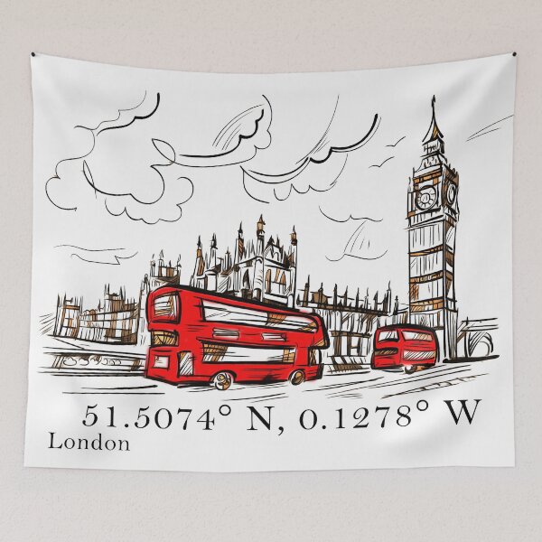 Item preview, London Coordinates designed and sold by ByLorin.