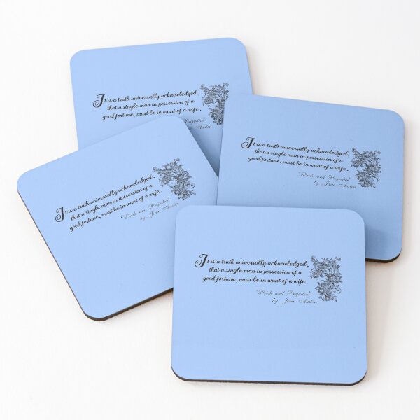 Item preview, It Is a Truth Universally Acknowledged... Pride and Prejudice - Jane Austen designed and sold by TheresaSapphire.