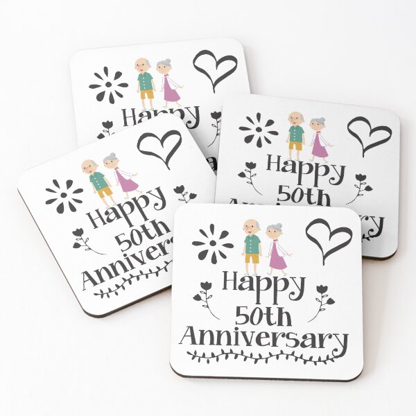 Item preview, Happy 50th Anniversary designed and sold by 4AllTimes.