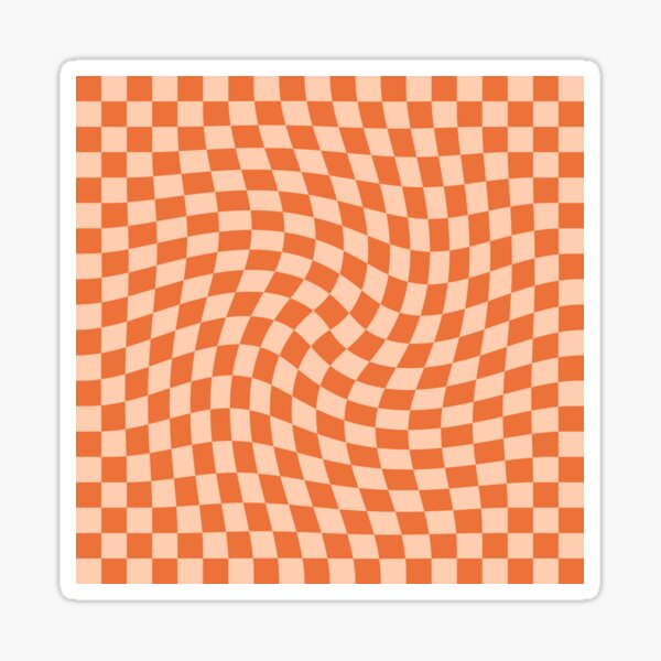 Check IV - Orange Twist Sticker