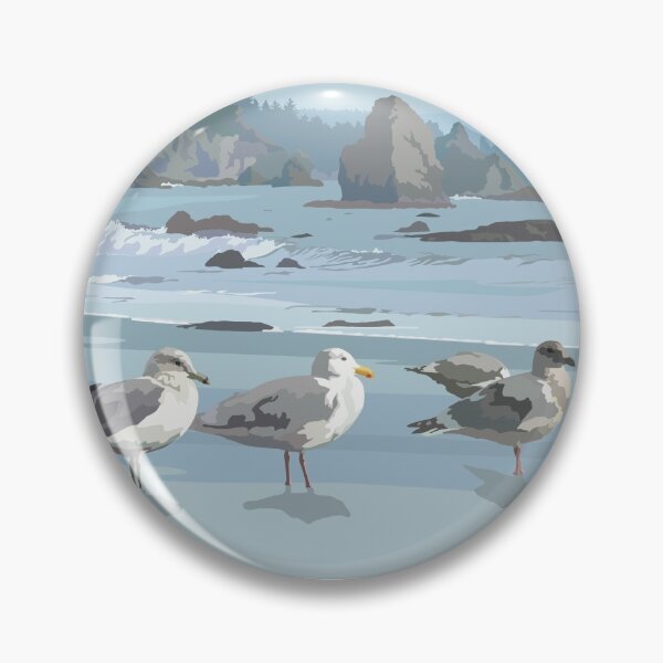 Item preview, Seagulls at the Sea Shore designed and sold by jeff-jones.