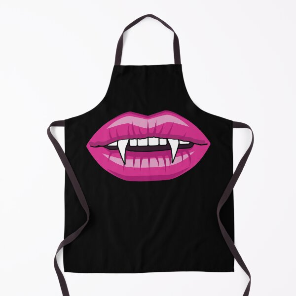 Item preview, Vampire lips with fangs pink designed and sold by Kamiri.