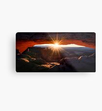 Mesa Glow Metal Print
