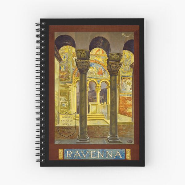 Artikelvorschau, Ravenna retro poster entworfen und verkauft von CorasPosters.