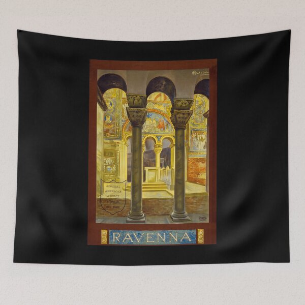 Item preview, Ravenna retro poster designed and sold by CorasPosters.