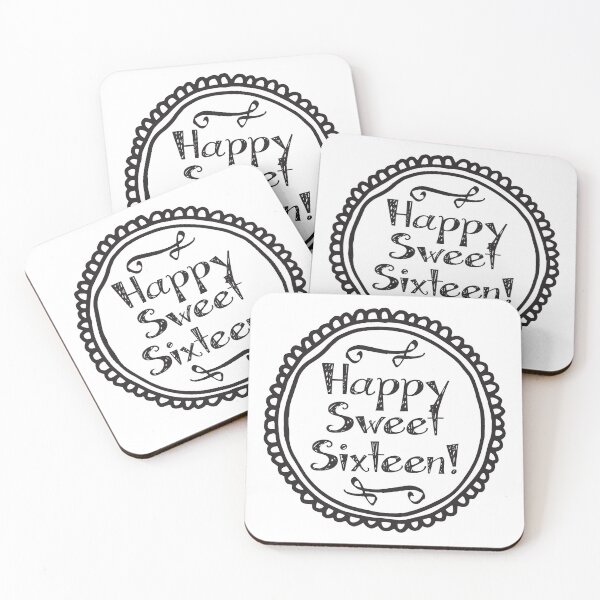 Item preview, Happy Sweet Sixteen designed and sold by 4AllTimes.