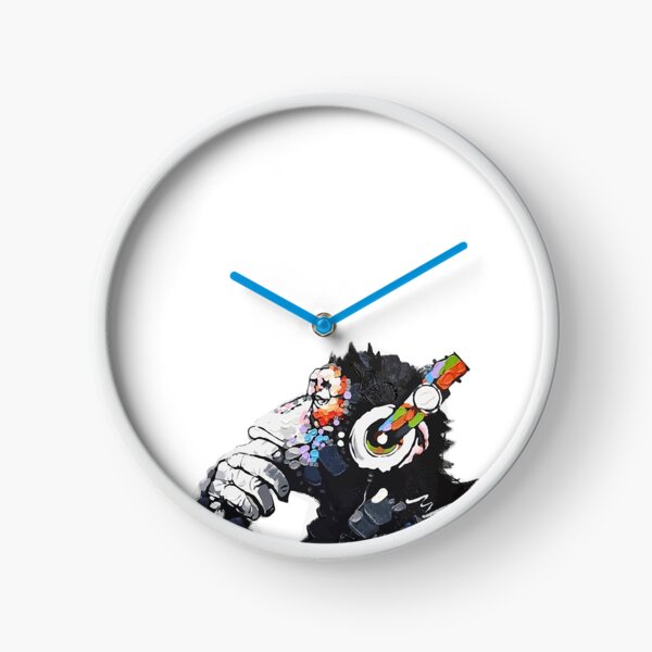 Banksy -Red Balloon Girl Wall Clock - The WALL Graffiti Shop