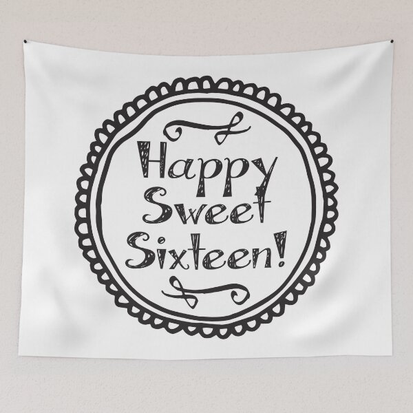 Item preview, Happy Sweet Sixteen designed and sold by 4AllTimes.