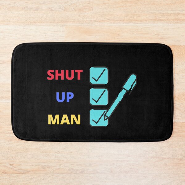 Item preview, Shut Up Man - Checklist Black designed and sold by ckylin.