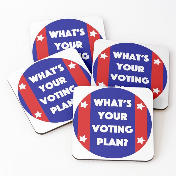 Item preview, What's Your Voting Plan? designed and sold by Tess Salazar Espinoza.