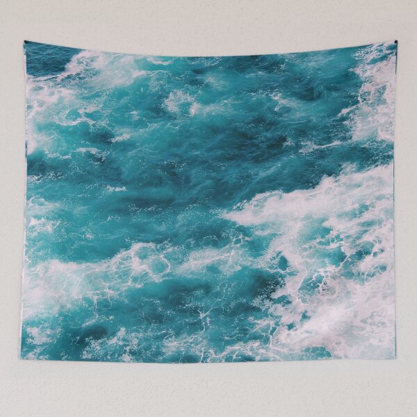Item preview, Blue Marble Ocean Waves in Sagres Portugal designed and sold by NelBo.