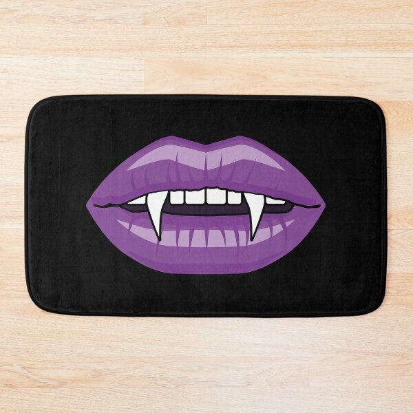 Item preview, Vampire lips with fangs violet designed and sold by Kamiri.