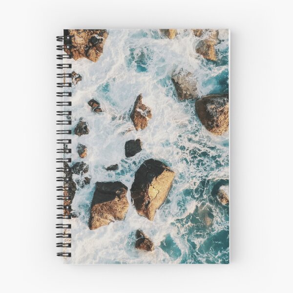 Item preview, Ocean Bathmat Design, Cute Rocky Beach Sea Green Blue Gifts designed and sold by PrintOfi.