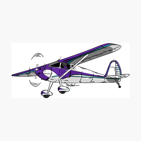 Cessna 140 N9607A Photographic Print