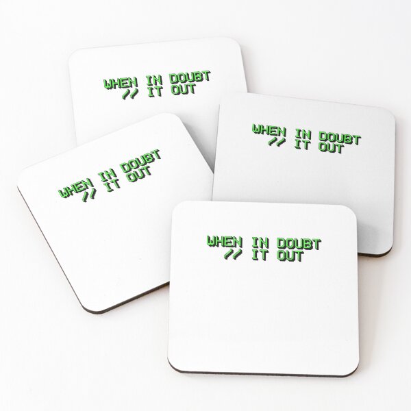 Item preview, When In Doubt Comment It Out Gamer Coder Programmer designed and sold by sharedipmemes.