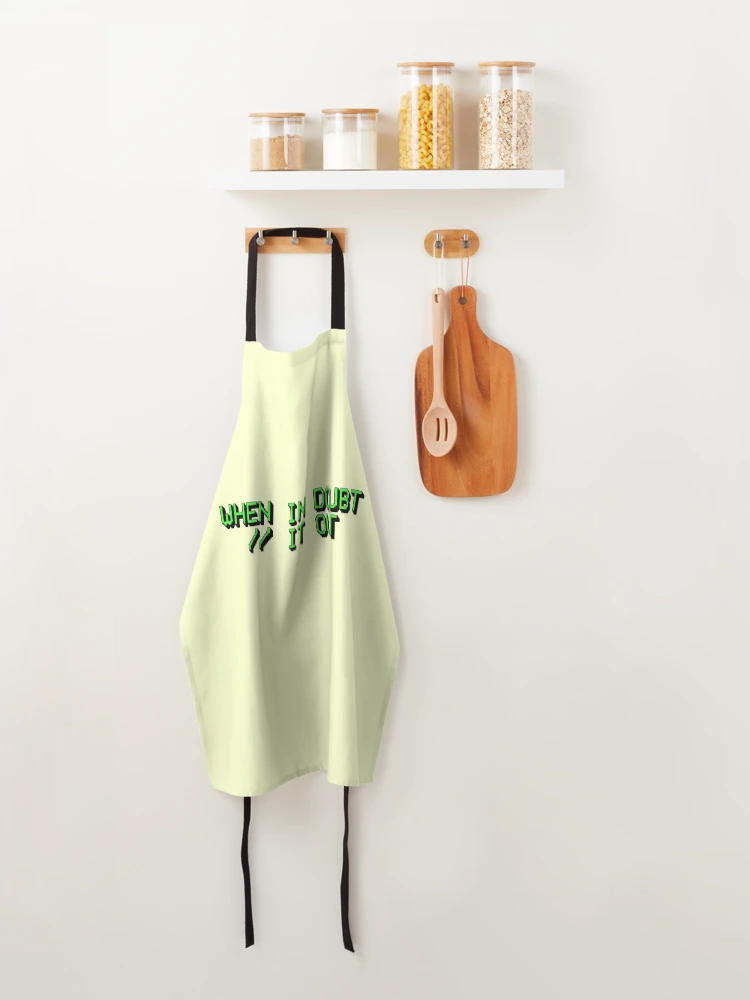 Thumbnail 4 of 6, Apron, When In Doubt Comment It Out Gamer Coder Programmer designed and sold by sharedipmemes.