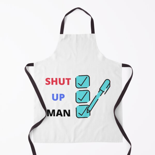 Item preview, Shut Up Man - Checklist White designed and sold by ckylin.