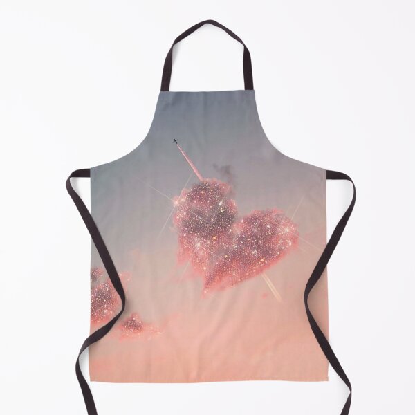Item preview, Aesthetic sparkly heart pink cloud cotton candy sky designed and sold by samararibas.