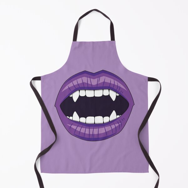 Item preview, Vampire open lips with fangs violet designed and sold by Kamiri.