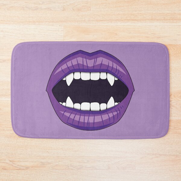 Item preview, Vampire open lips with fangs violet designed and sold by Kamiri.