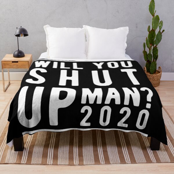 Item preview, Will You Shut Up Man? Biden Debate Quote designed and sold by CodingForTech.