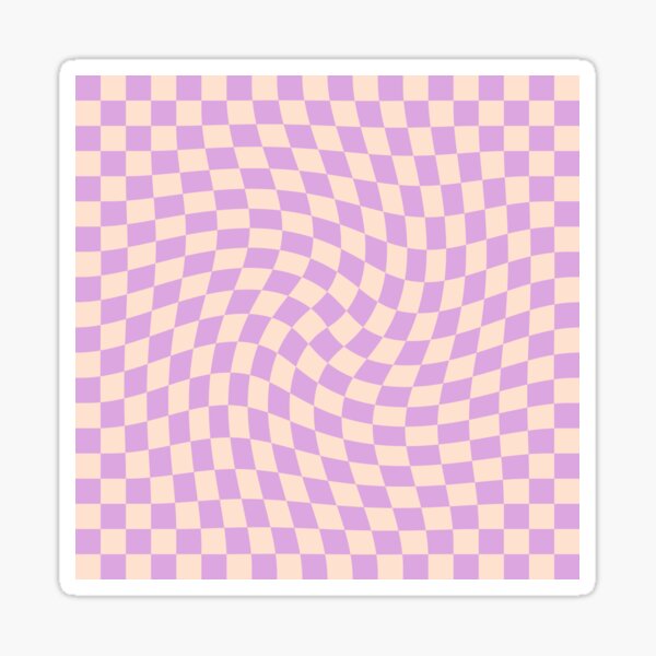 Check V - Lilac Twist Sticker