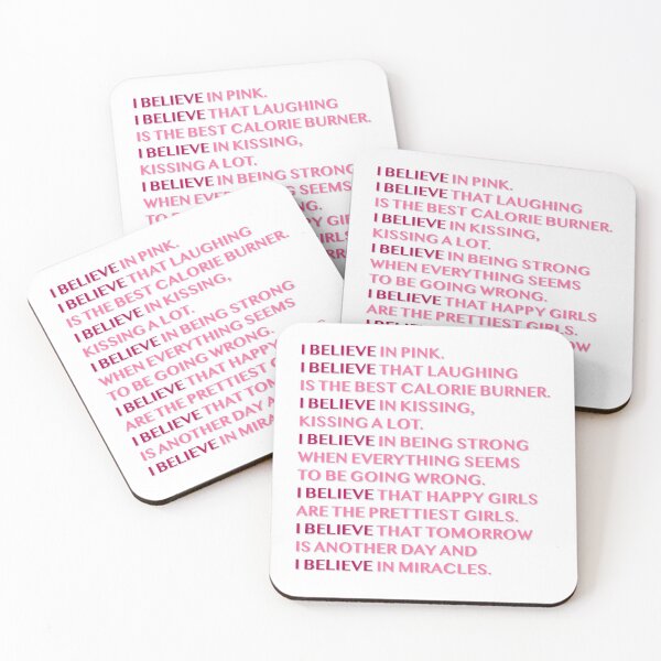 Item preview, Audrey Hepburn I Believe In Pink Quote designed and sold by x16sydneynicole.