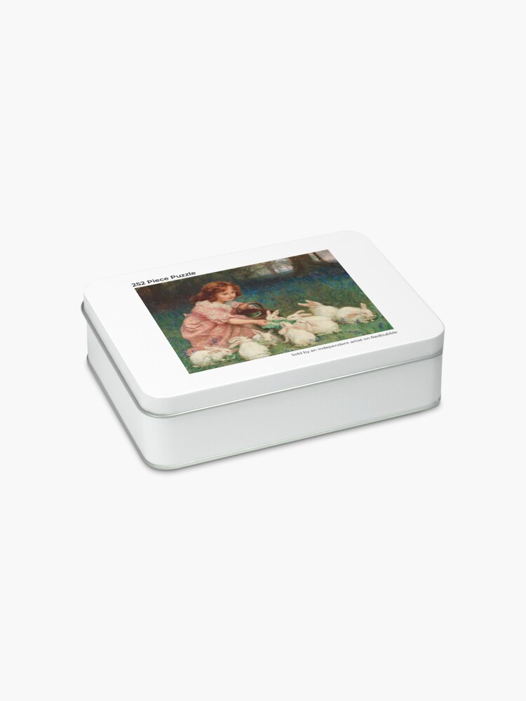 Alternate view of Feeding the Rabbits - Frederick Morgan Jigsaw Puzzle