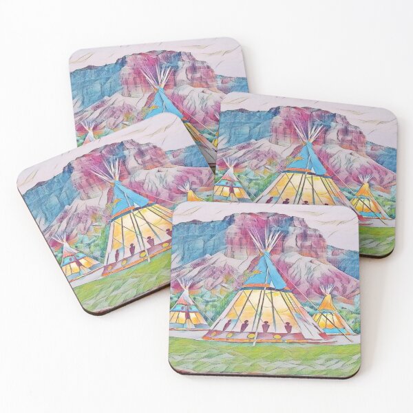 Item preview, Canvas Teepee Tent — Indian-Style Outdoor Play & Camping designed and sold by Galathi Designs.