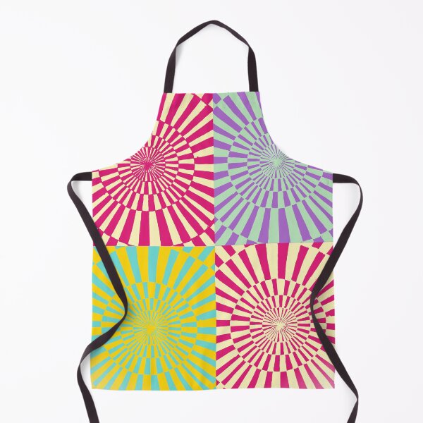 Item preview, Abstract Colorful Circle Optical Illusion Pattern designed and sold by Mary Riley.