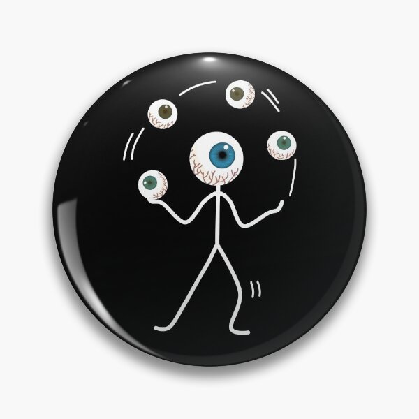 Item preview, Stickman / An Eyeball Stickman Is Juggling Eyeballs. designed and sold by LotusCreations.