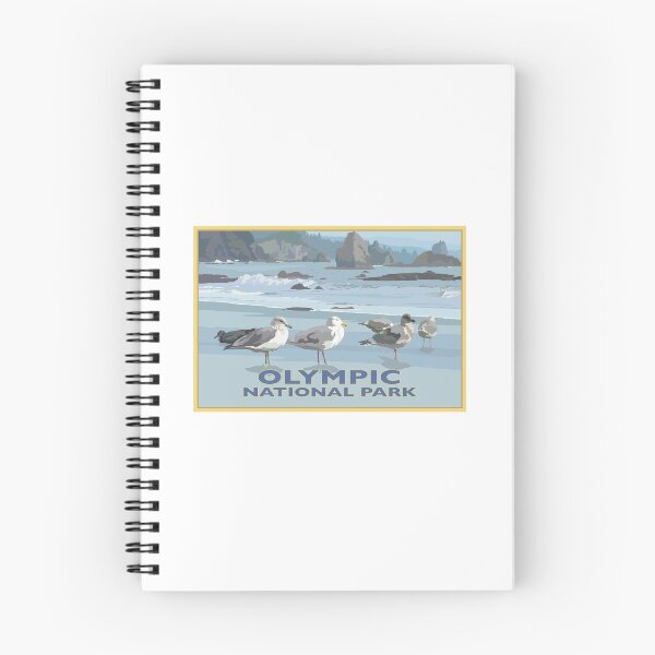 Item preview, Olympic National Park Washington Coast Seagulls designed and sold by jeff-jones.
