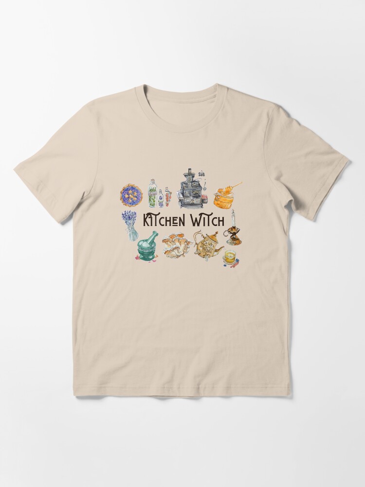 Alternate view of Kitchen Witch Emblem Essential T-Shirt