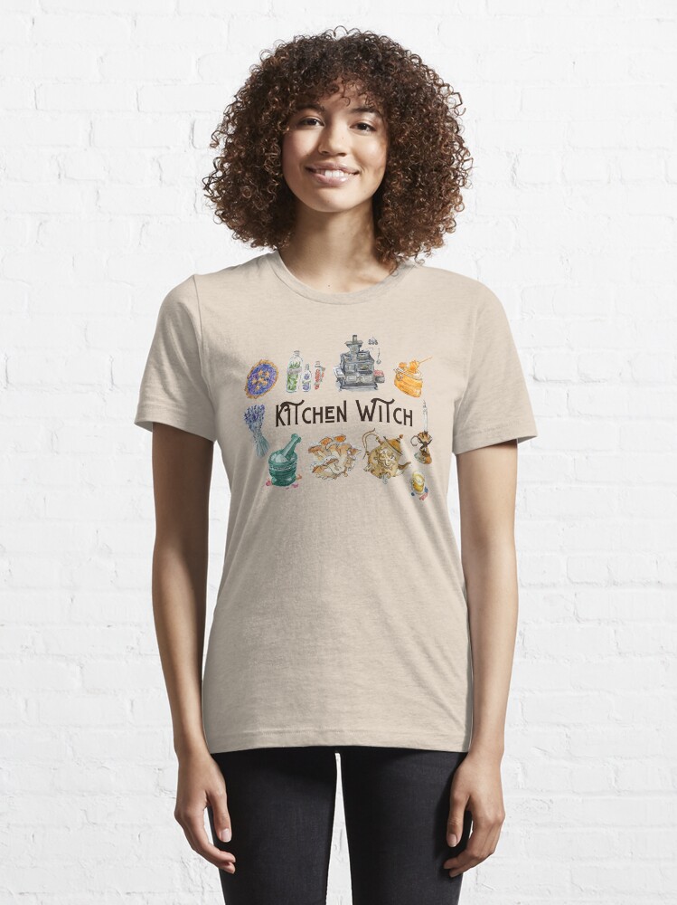 Alternate view of Kitchen Witch Emblem Essential T-Shirt
