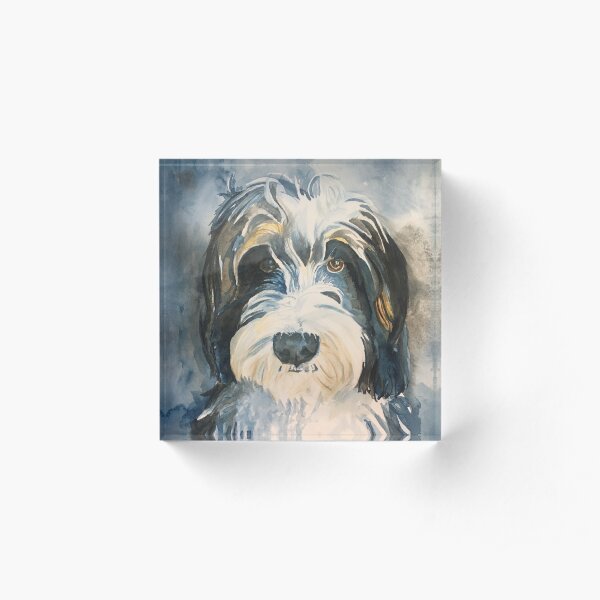 The Fluffy Doodle #2 Acrylic Block