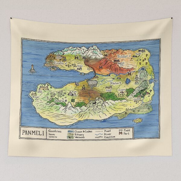 Item preview, Panmeli Map - Alea Arcana designed and sold by Arthur Kierce.
