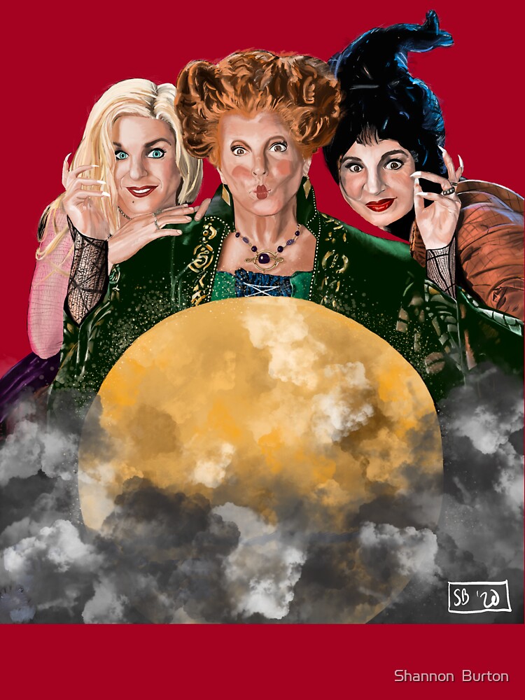 The Sanderson Sisters - Hocus Pocus Halloween Painting Sticker for Sale by  Shannon Burton