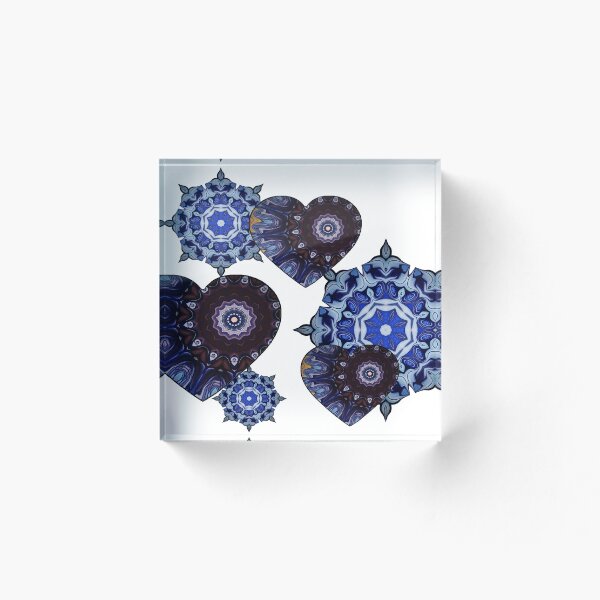 Item preview, Heart and Flower Mandala Pattern  designed and sold by Michell Rosenthal.