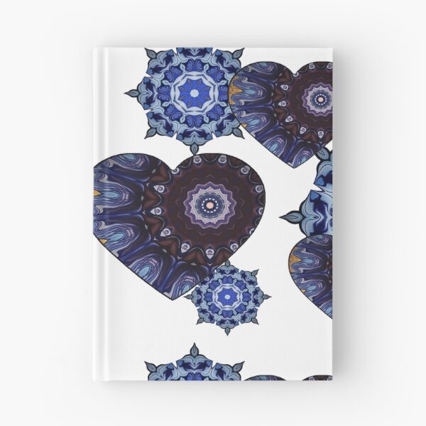 Artikelvorschau, Herz und Blume Mandala Muster entworfen und verkauft von Michell Rosenthal.