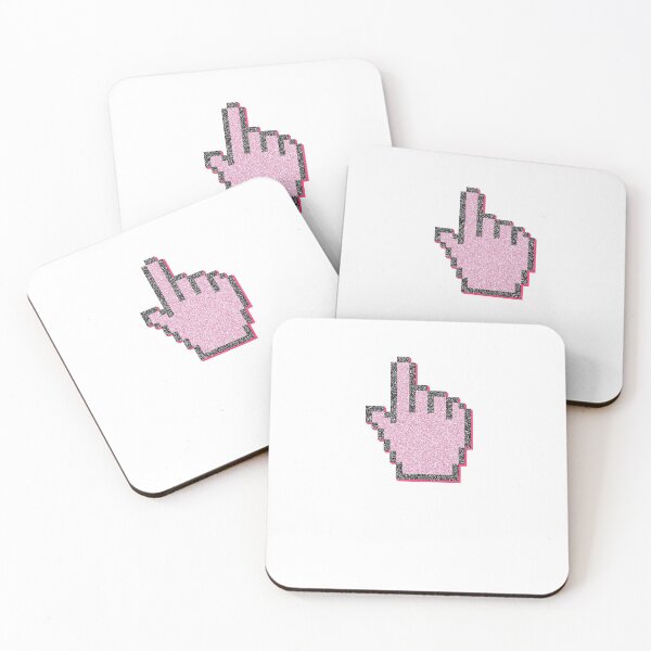 Item preview, Glitter Mouse Hand Click Pink designed and sold by sharedipmemes.