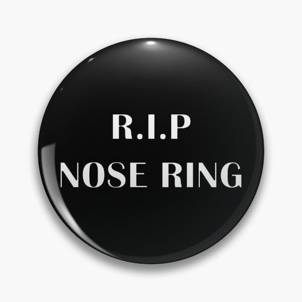Item preview, I have a nose ring RIP (Rest in peace) nose ring black and white designed and sold by Deegital18.