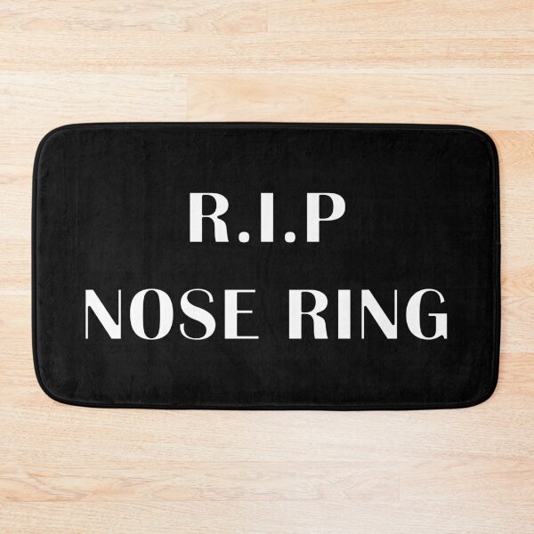 Item preview, I have a nose ring RIP (Rest in peace) nose ring black and white designed and sold by Deegital18.
