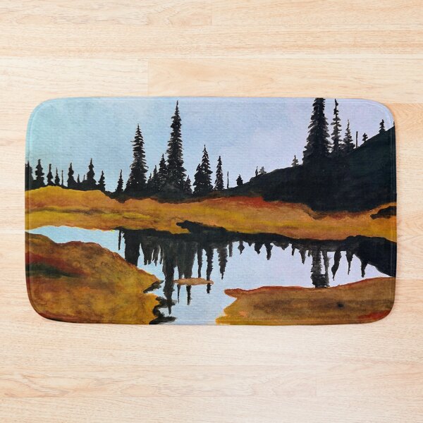Item preview, marshland watercolor painting designed and sold by artjojo.