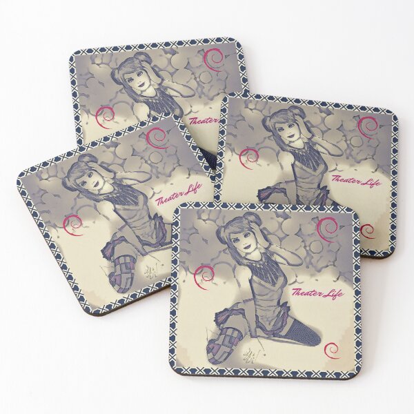 Item preview, Celebrate The Theater Life - Ecru and Blue designed and sold by StormyMuse.