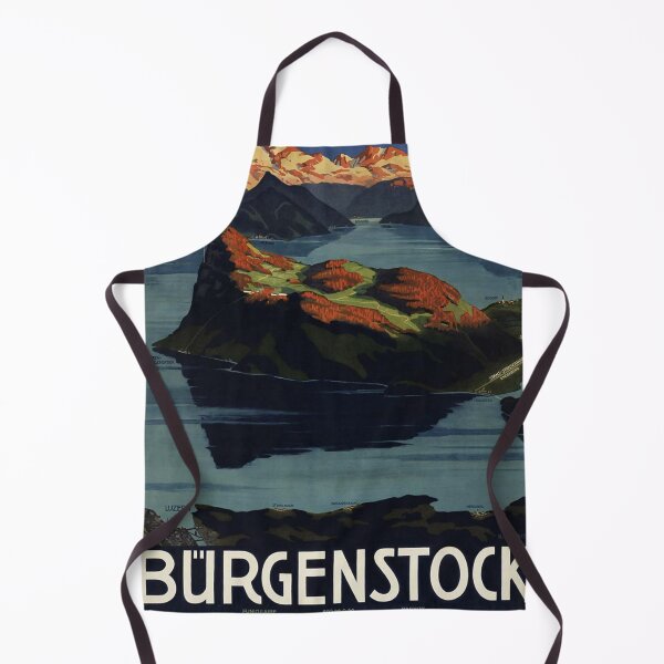 Item preview, Guergenstock retro poster designed and sold by CorasPosters.