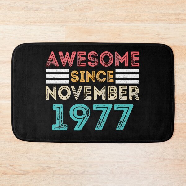 Item preview, Retro Vintage 43rd Birthday - Awesome Since November 1977 designed and sold by meedTee.
