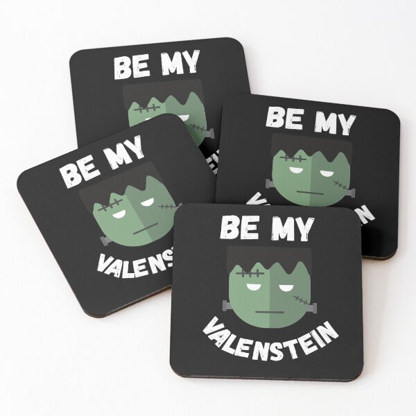 Item preview, Halloween Frankestein Be my valentine designed and sold by haikustore.